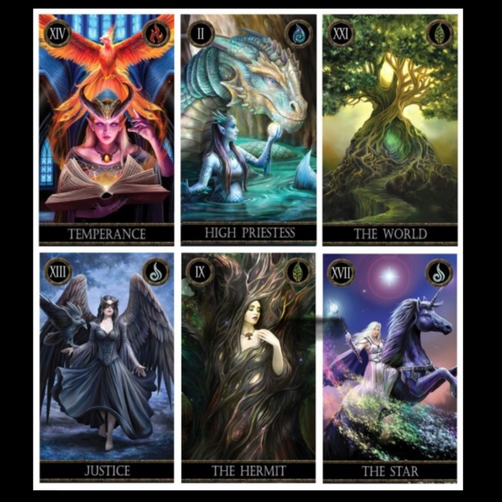 🔥🌬️Elemental Tarot🪵🌊 - Picture 2 of 7